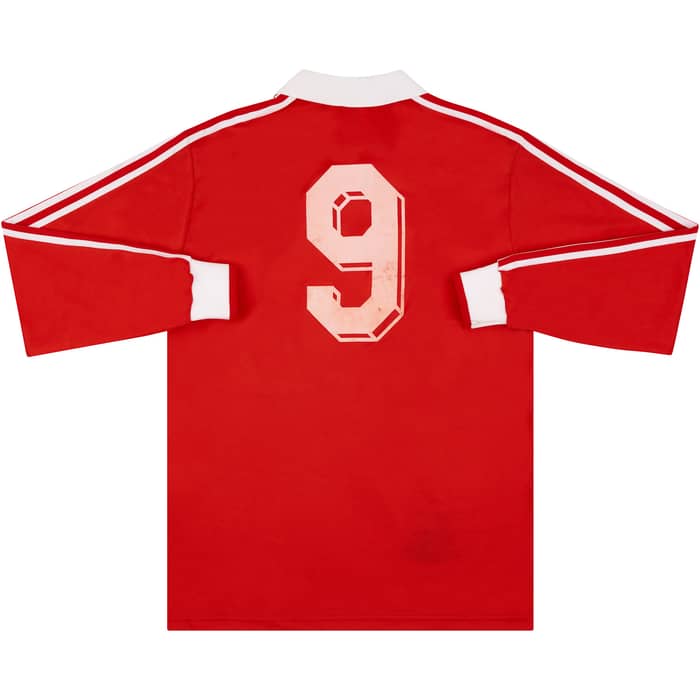 1991 Turkey U-21 Match Worn Away L/S Shirt #9 (Saglam) v England