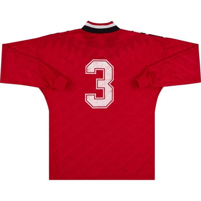 1996 Hungary Match Worn European U-21 Championship Home L/S Shirt #3 (Molnár) v Scotland