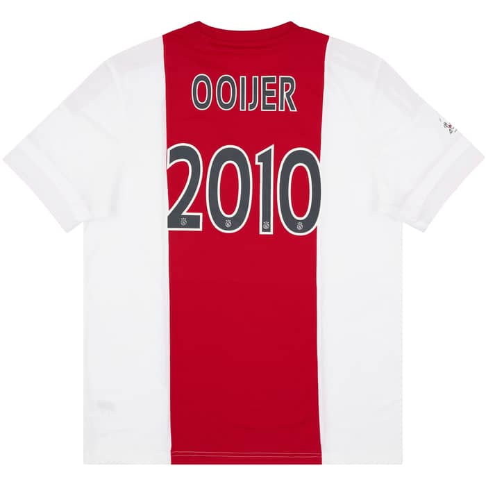 2015-16 Ajax Player Issue 'Reunie' Home Shirt Ooijer 2010 - 10/10 - XL