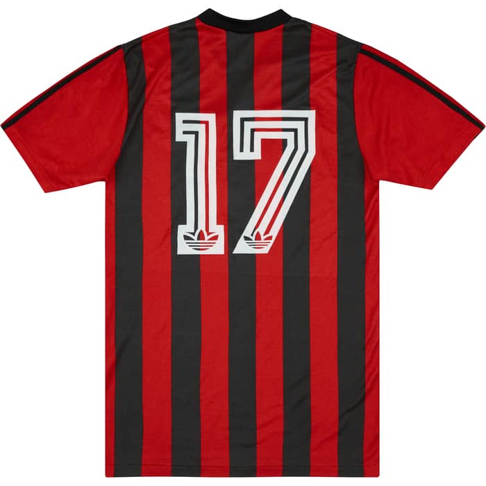 1986-87 Neuchatel Xamax Match Worn UEFA Cup Home Shirt #17 (Zaugg) v Lyngby