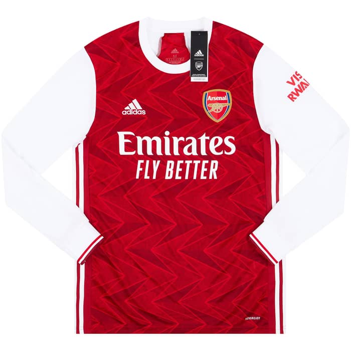 2020-21 Arsenal Home L/S Shirt - NEW