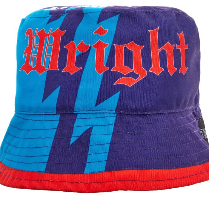 1995-96 Arsenal Away Wright #8 Bucket Hat (Plus Size)