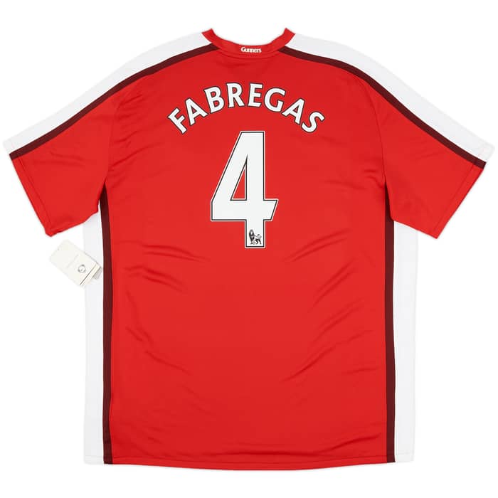 2008-10 Arsenal Home Shirt Fabregas #4 (XXL)