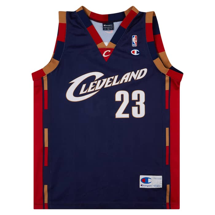 2005-10 Cleveland Cavaliers James #23 Champion Alternate Jersey (Excellent) S