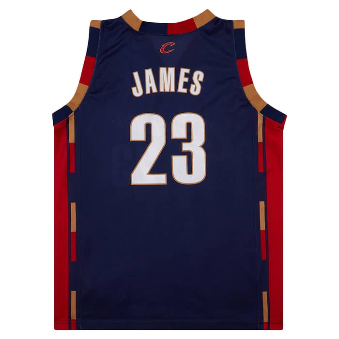 2005-10 Cleveland Cavaliers James #23 Champion Alternate Jersey (Excellent) S