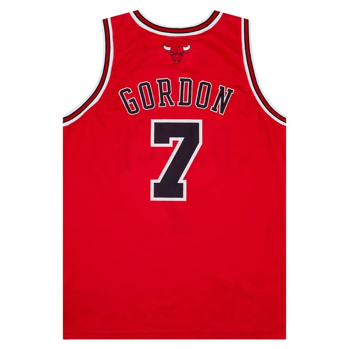 2004-09 Chicago Bulls Gordon #7 Champion Away Jersey (Excellent) L