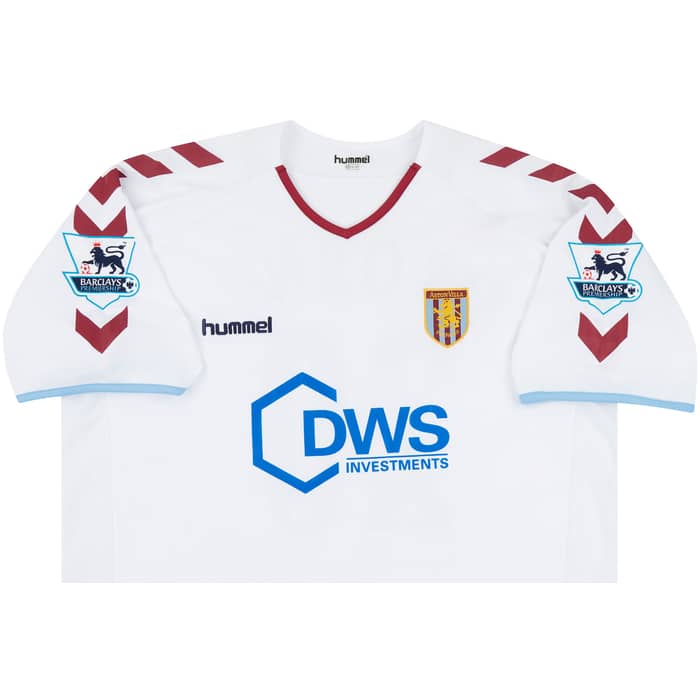 2004-05 Aston Villa Match Issue Away Shirt Drobny #20