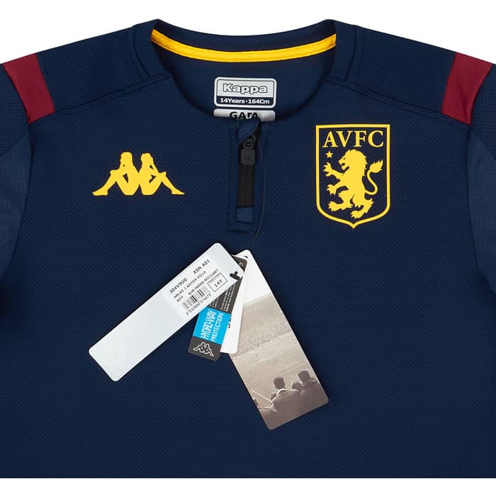 2019-20 Aston Villa Kappa 1/4 Zip Training Top (KIDS)