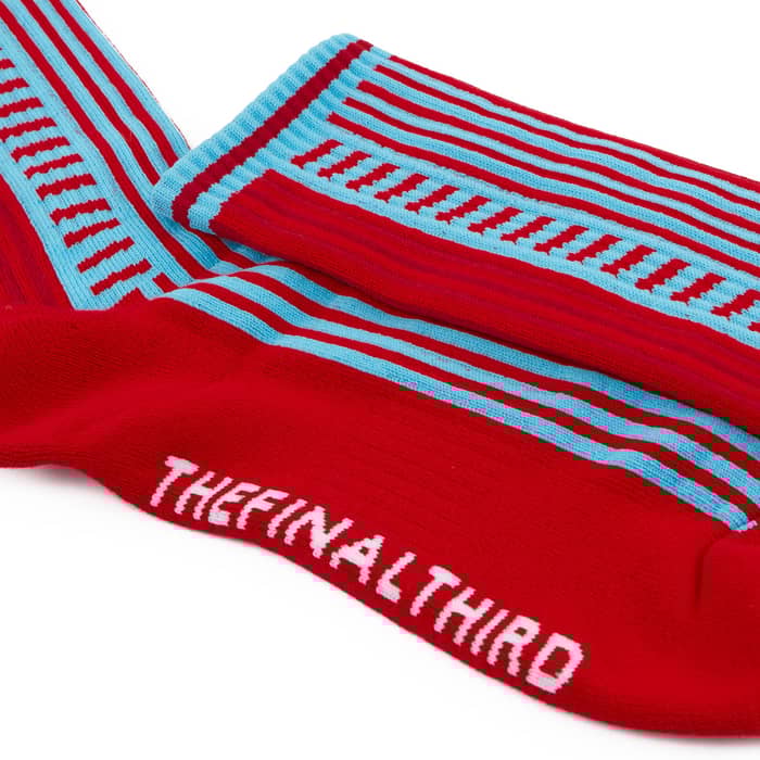 1987-89 Aston Villa Home Crew Socks