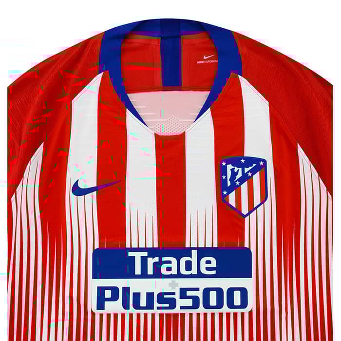 2018-19 Atletico Madrid Player Issue Home L/S Shirt