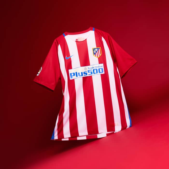 2016-17 Atletico Madrid Maillot Domicile Godin #2 - 6/10 - (L)