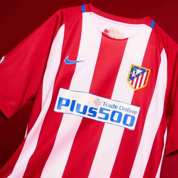2016-17 Atletico Madrid Maillot Domicile Godin #2 - 6/10 - (L)