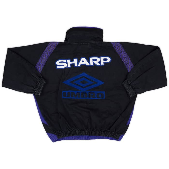 1996-97 Manchester United 1/4 Zip Drill Top - 5/10 - (L.Boys)