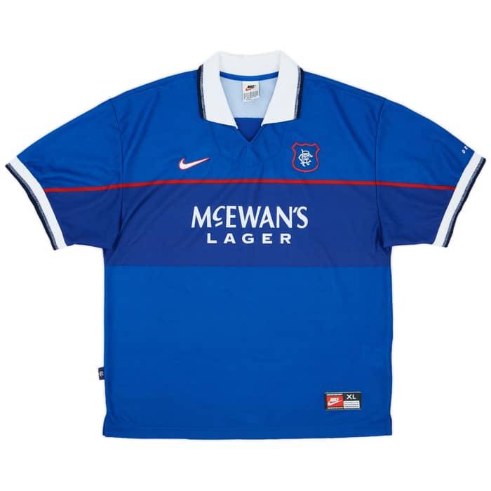 1997-99 Rangers Home Shirt Negri #9 - 8/10 - (XL)