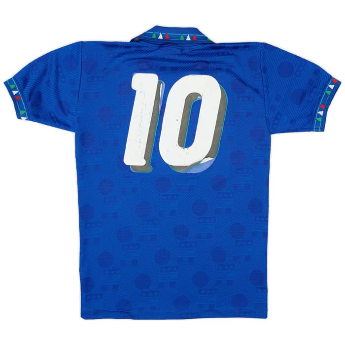 1994 Italy Home Shirt #10 (Baggio) - 5/10 - (L.Boys)