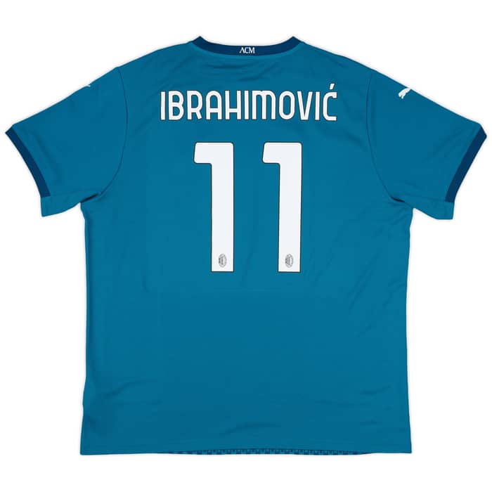 2020-21 AC Milan Third Shirt Ibrahimovic #11 (XXL)