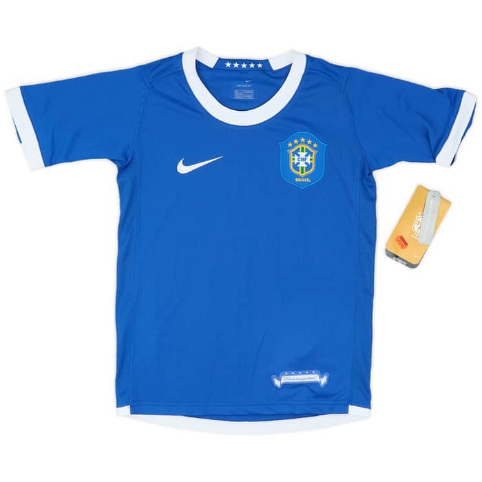 2006-07 Brazil Away Shirt (S.Boys)