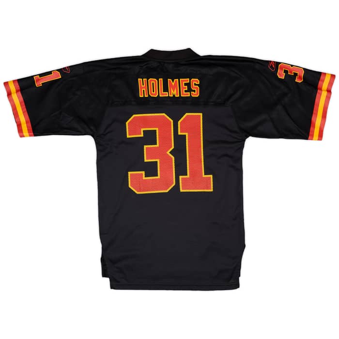 2005-06 Kansas City Chiefs Holmes #31 Reebok On Field Alternate Jersey - 9/10 - (M)