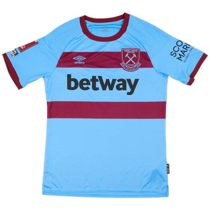 2020-21 West Ham Match Issue FA Cup Away Shirt Balbuena #4