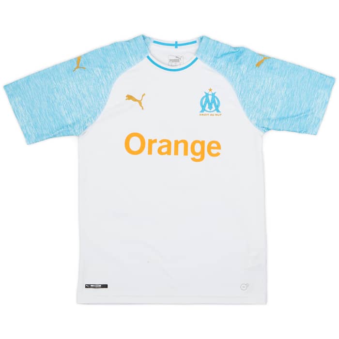 2018-19 Olympique Marseille Home Shirt L.Ocampos #5 - 6/10 - (M)