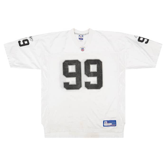 2004 Oakland Raiders Sapp #99 Reebok On Field Jersey (Away) XXL