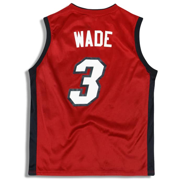 2006-08 Miami Heat Wade #3 adidas Jersey (Alternate) Y