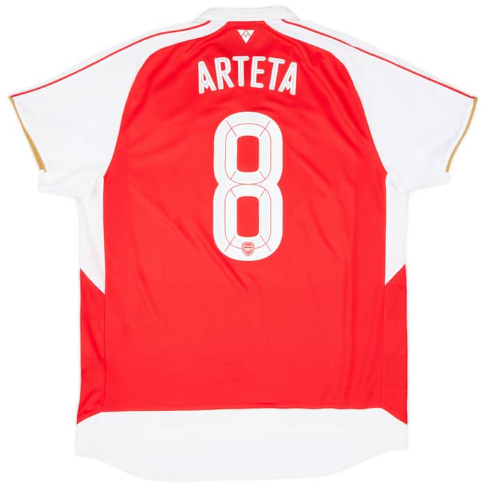 2015-16 Arsenal Home Shirt Arteta #8