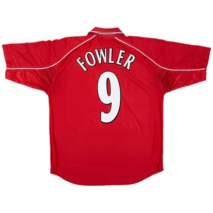 2000-02 Liverpool Home Shirt Fowler #9 - 5/10 - (L)