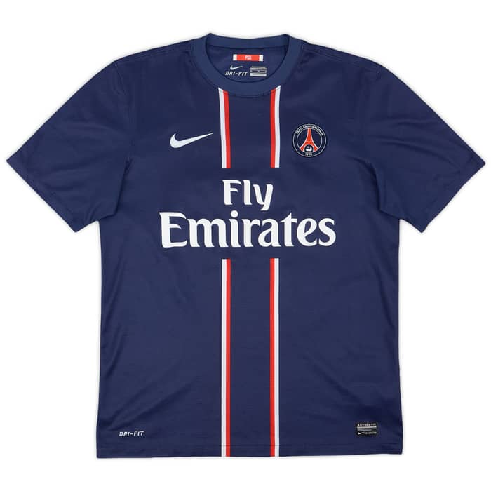 2013-14 Paris Saint-Germain Home Shirt Beckham #32 - 5/10 - (M)