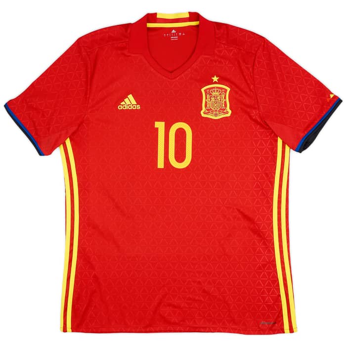 2016-17 Spain Home Shirt Fabregas #10