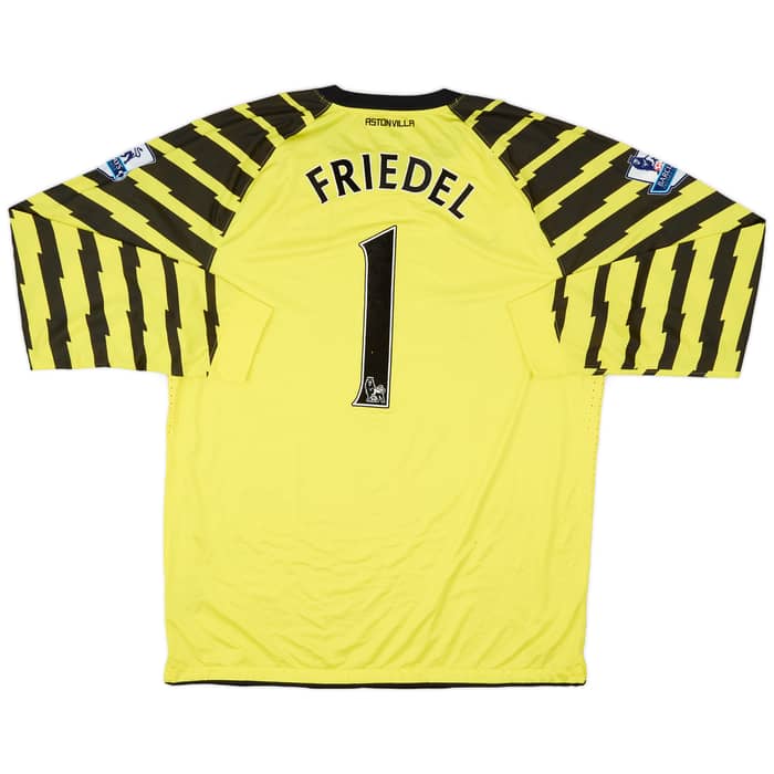 2010-11 Aston Villa Match Issue GK Shirt Friedel #1