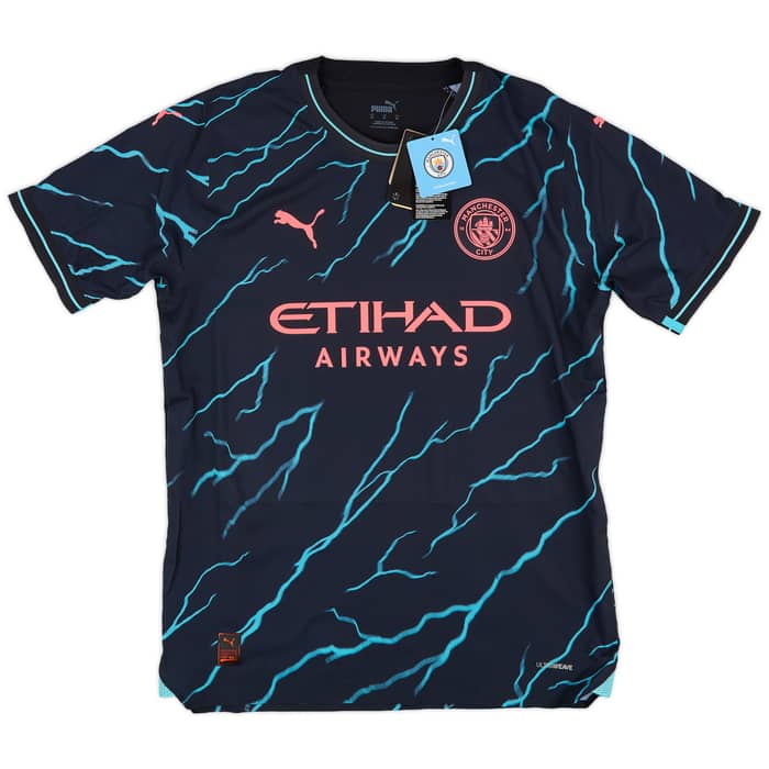 2023-24 Manchester City Authentic Third Shirt DeBruyne #17 (M)