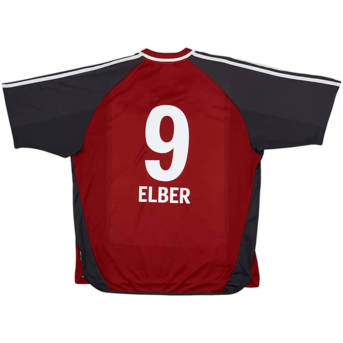 2002-03 Bayern Munich Home Shirt Elber #9 - 5/10 - (XL)