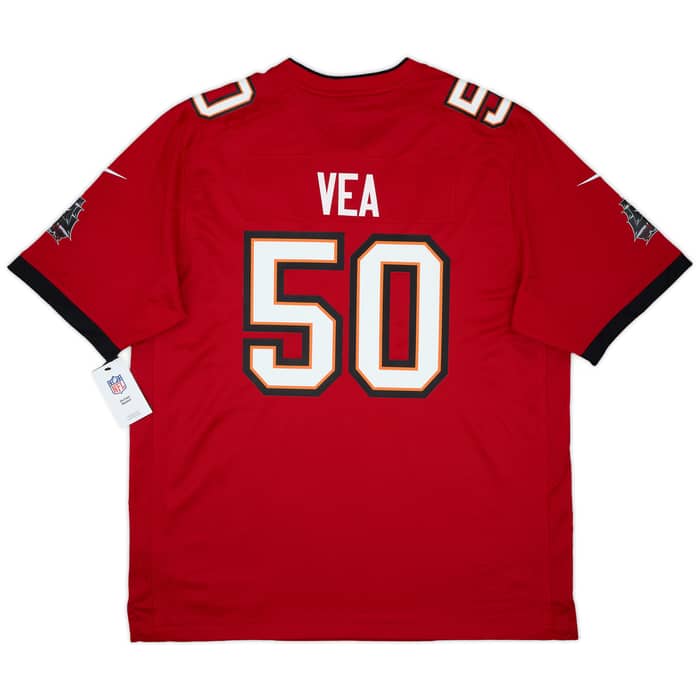 2020-24 Tampa Bay Buccaneers Vea #50 Nike Game Home Jersey (XL)