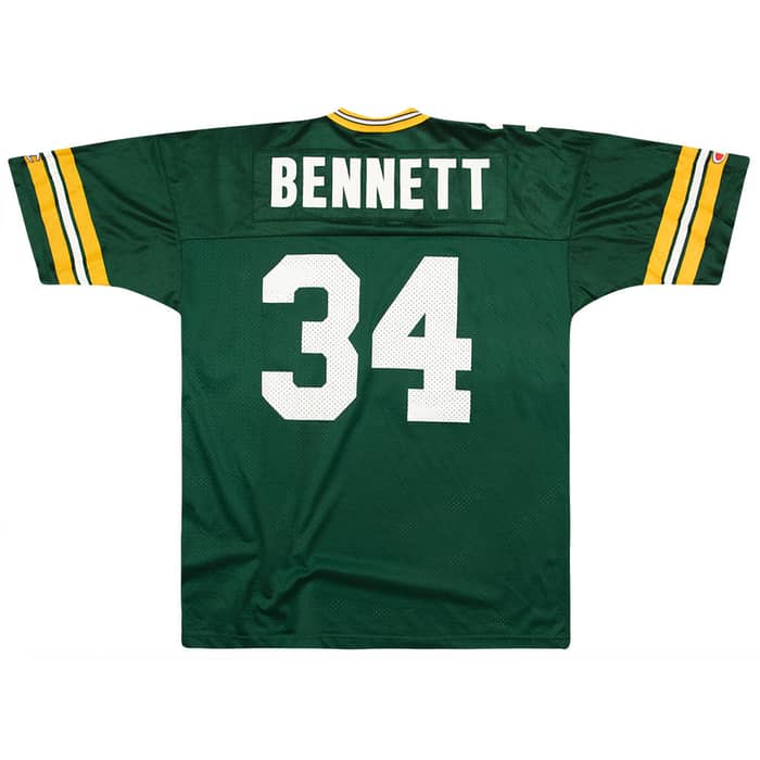 1997 Green Bay Packers Bennett #34 Champion Jersey (Home) XL