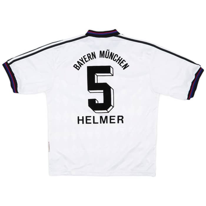 1996-98 Bayern Munich Away Shirt Helmer #5 - 9/10 - (L)