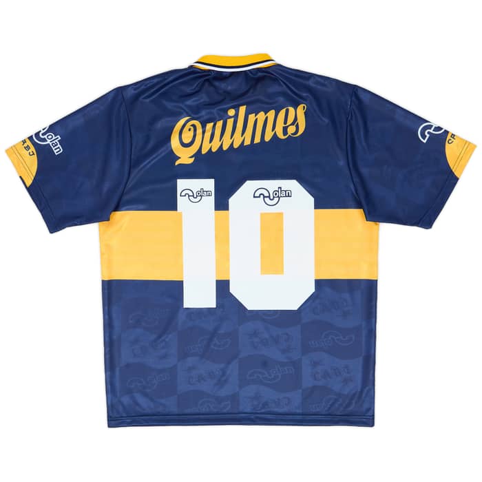 1995-96 Boca Juniors Olan Reissue Home Shirt #10 (Maradona)