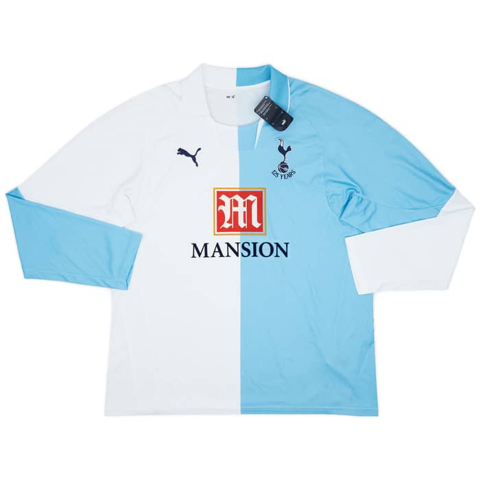 2007-08 Tottenham Special Edition 125th Anniversary L/S Shirt Berbatov #9 (XXL)