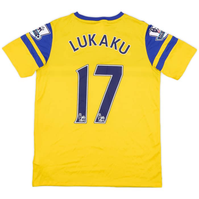 2013-14 Everton Away Shirt Lukaku #17 - 6/10 - (XL.Boys)