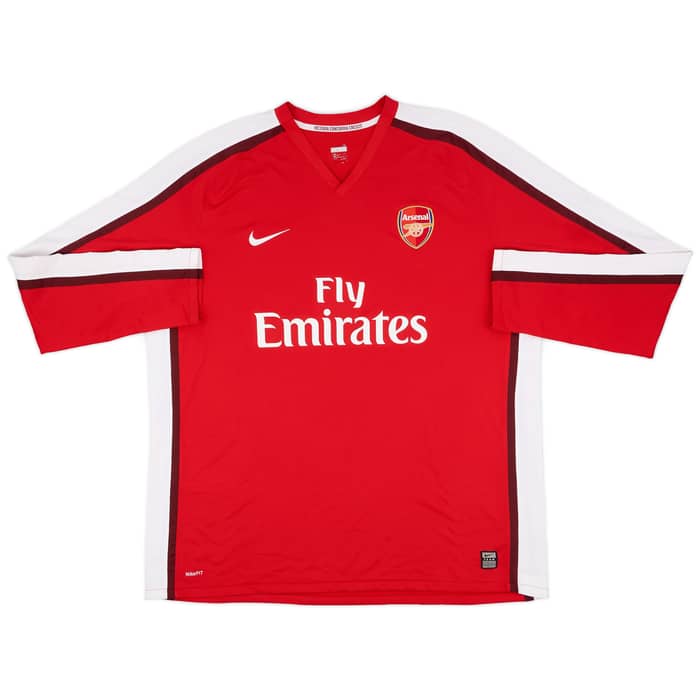 2008-10 Arsenal Home L/S Shirt Fabregas #4 - 9/10 - (3XL)