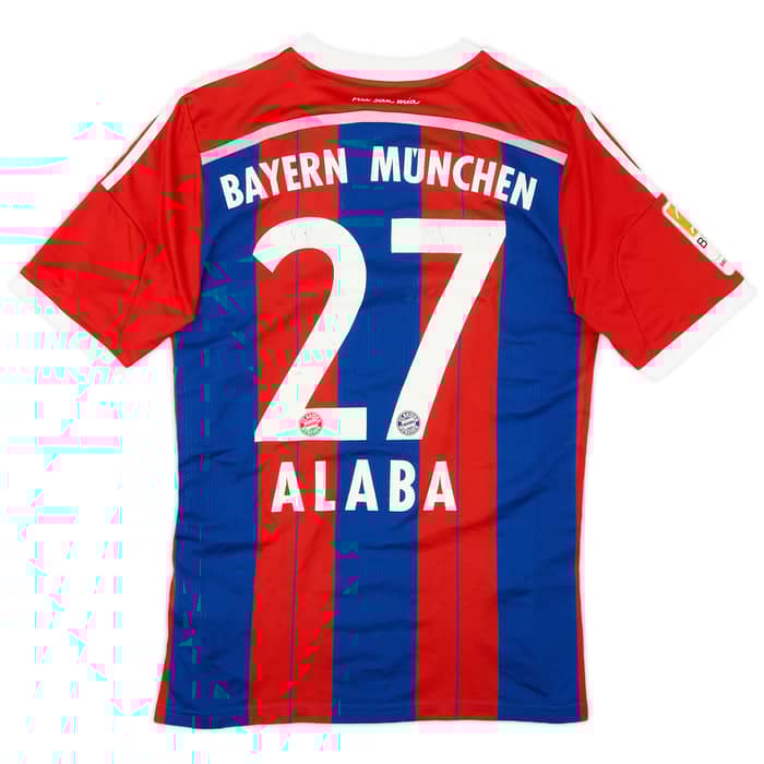 2014-15 Bayern Munich Home Shirt Alaba #27 - 5/10 - (XL.Boys)