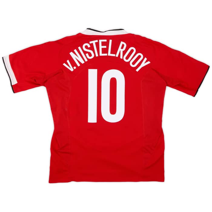 2004-06 Manchester United Home Shirt V.Nistelrooy #10 - 5/10 - (L)
