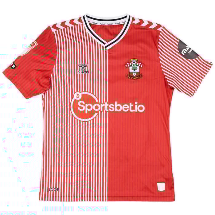 2023-24 Southampton Match Issue Home Shirt Kamaldeen #20
