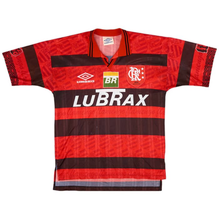 1995-96 Flamengo Centenary Home Shirt #10 - 5/10 - (L)