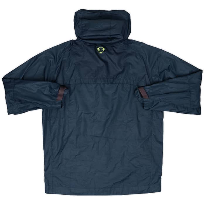 2007-08 Barcelona Nike Hooded Rain Jacket - 9/10 - (M)