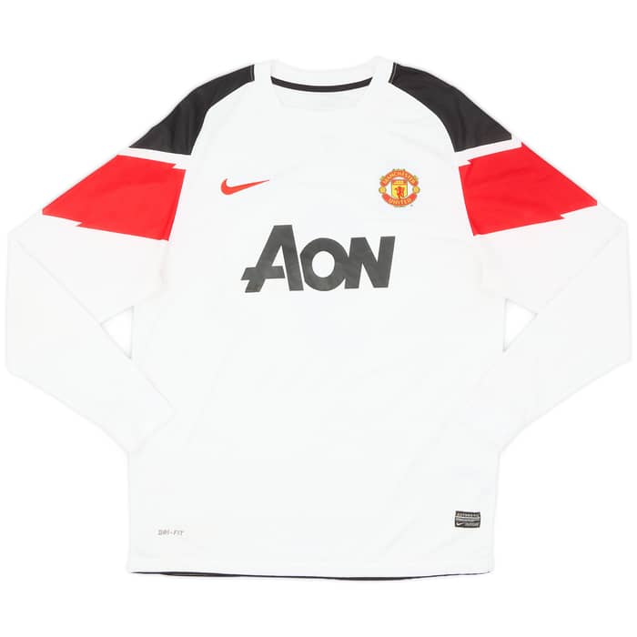 2010-12 Manchester United Away L/S Shirt Berbatov #9 - 6/10 - (M)