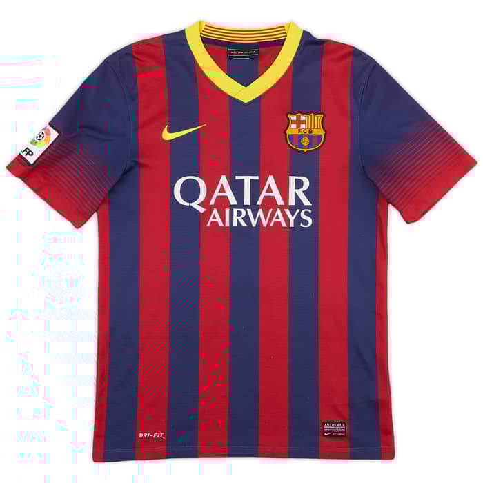 2013-14 Barcelona Home Shirt Messi #10 - 5/10 - (S)