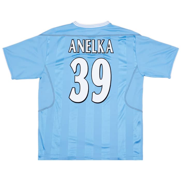 2003-04 Manchester City Home Shirt Anelka #39 - 9/10 - (L)