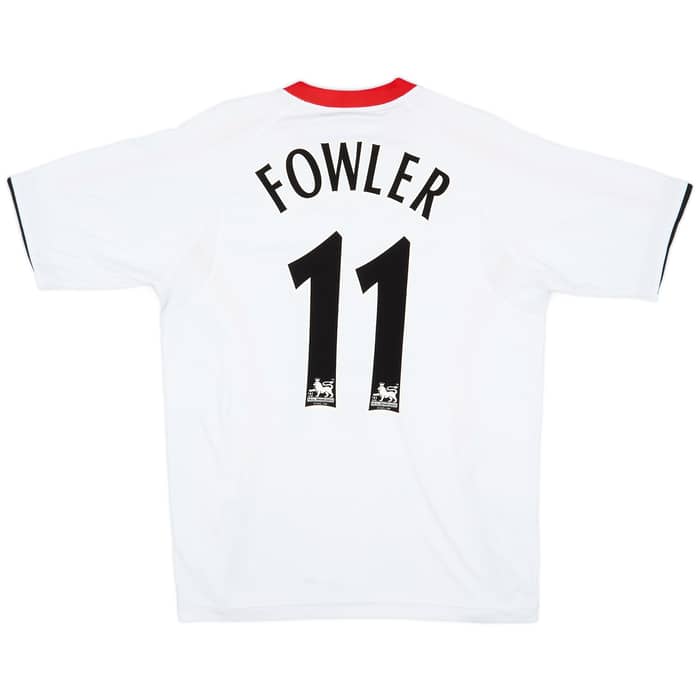 2005-06 Liverpool Away Shirt Fowler #11 - 8/10 - (M)