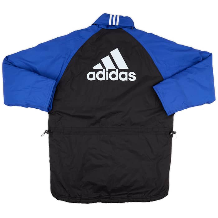 1998-99 Club Brugge adidas Padded Bench Coat - 8/10 - (L)